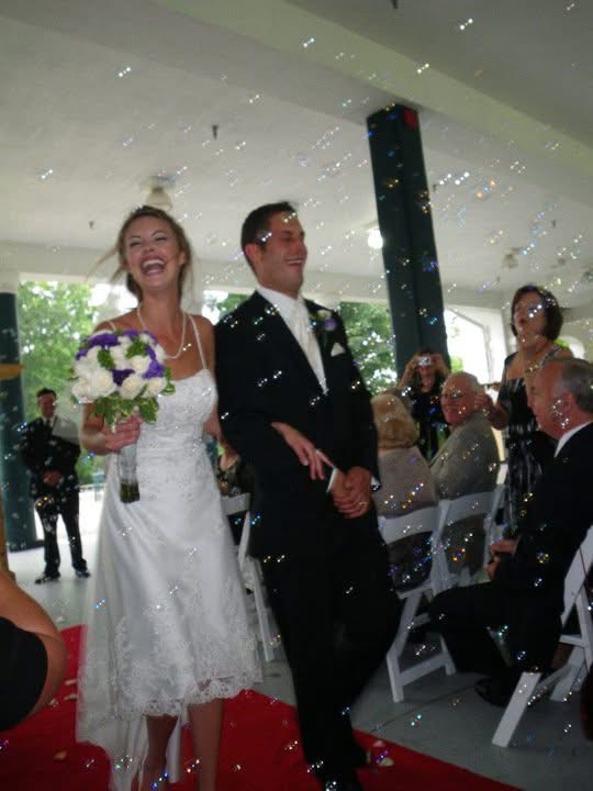 Bubbles after the couple is announced as married